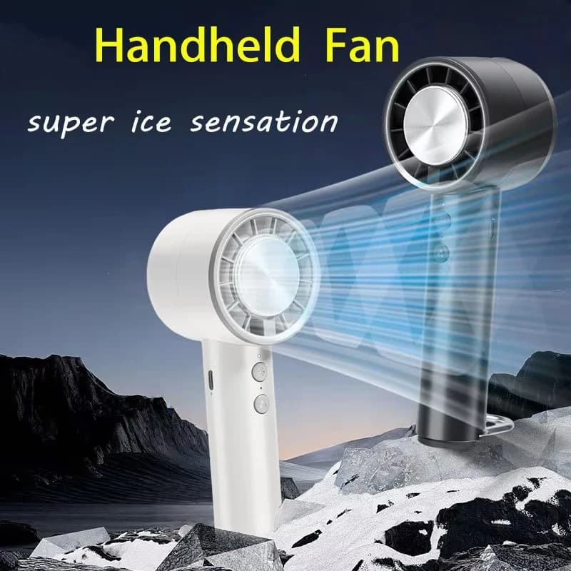 Cichy przenośny wentylator chłodzący LED USB 2025 ❄️